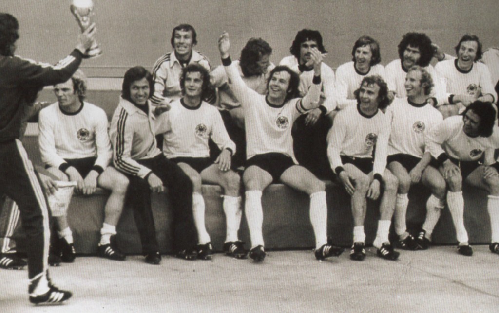 Alemania celebró por todo lo alto el Mundial de 1974.