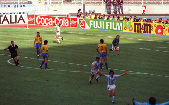 Luciano Wernicke se queda con el memorable duelo entre Argentina y Brasil en los octavos de Italia 90.