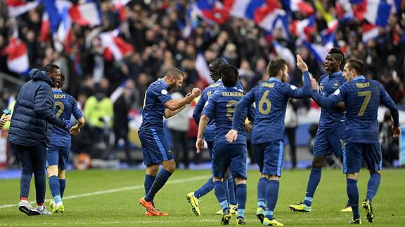 Francia cuenta con un sorteo muy favorable.