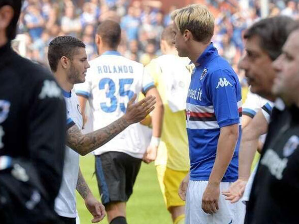 Maxi le negó el saludo a Icardi.