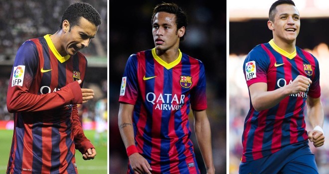 Pedro, Neymar, Alexis, ¿con quién te quedas?