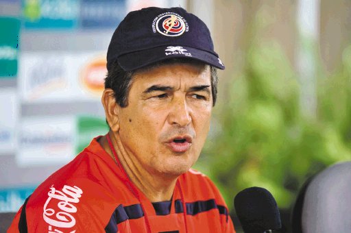 Jorge Luis Pinto es el entrenador de Costa Rica.