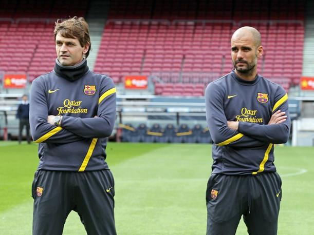 Guardiola y Vilanova formaron una dupla perfecta.