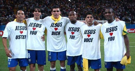 Si en algún sitio tienen fe en Jesucristo es en Brasil.