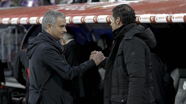 Ancelotti, Mourinho, Guardiola e Simeone, Quem você acha que melhor? 1 Simeone y Mourinho luchan por un puesto en la gran final de Lisboa.
