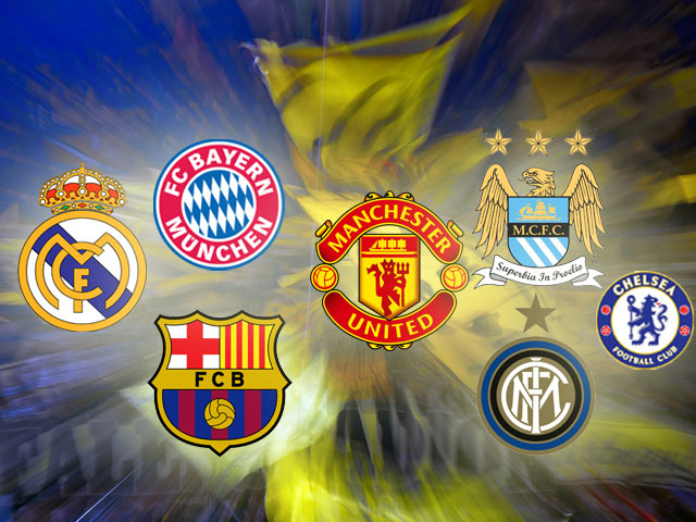 The most valuable clubs in the world