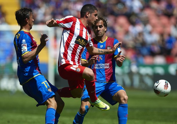 El Levante le ganó la partida al Atlético en 2011 y 2012. Foto: Getty images.
