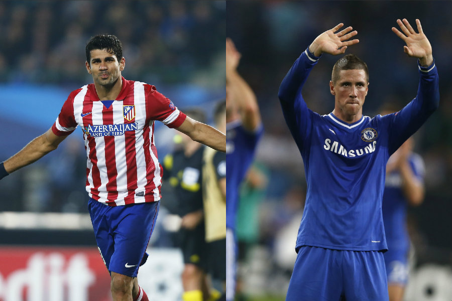 Diego Costa y Fernando Torres podrían cambiar de aires y tomar el camino contrario.