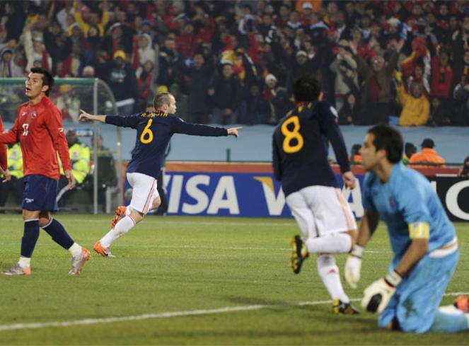 Präzedenzfälle des Spanien-Chile in der Geschichte der Weltmeisterschaft