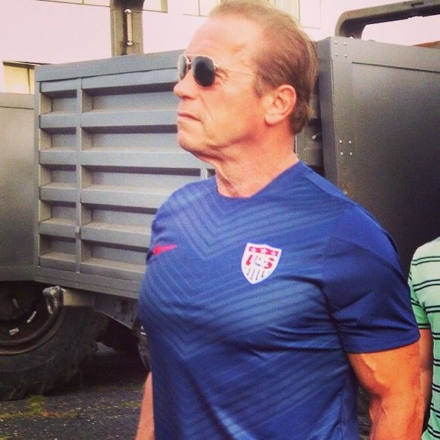 Arnold has a stadium in Graz. In the world Cup, his team is United States.