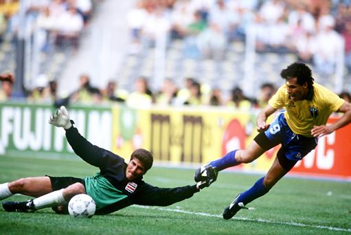 Conejo defendió la porteria de Costa Rica en Italia 90. 