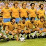 Brasilien der Weltmeisterschaft in Spanien1982, die perfekte unvollkommene Ausrüstung