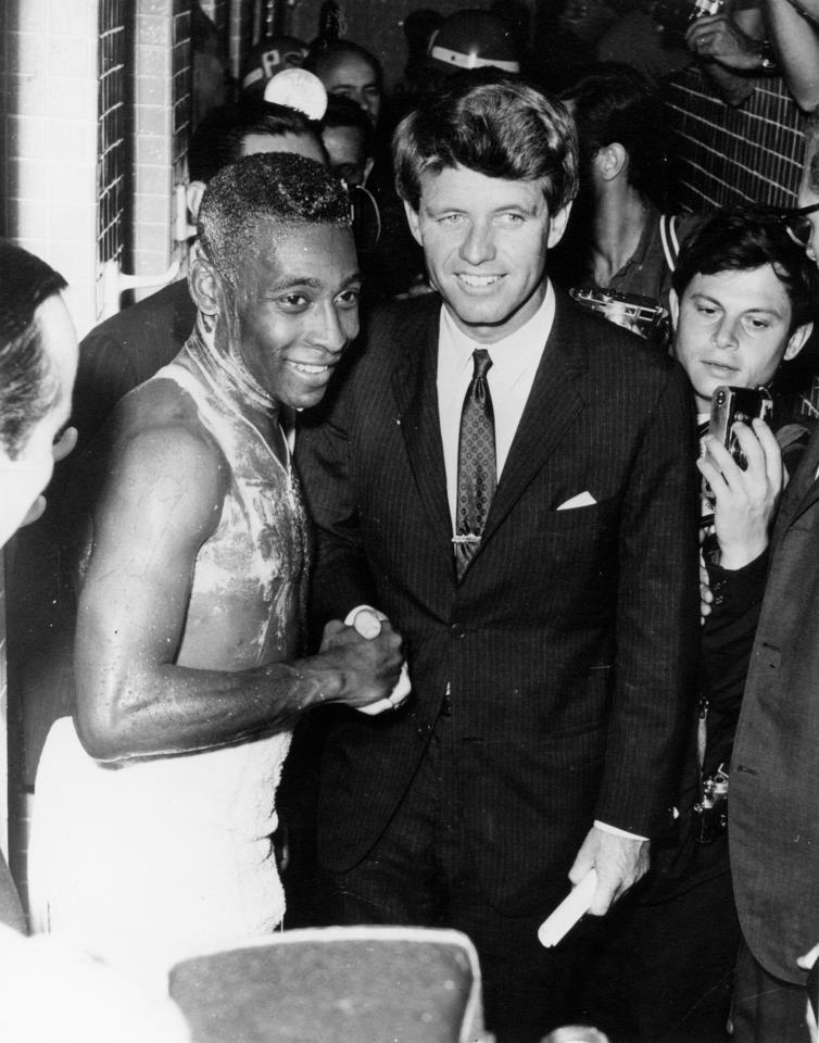 La popularidad de O'Rei llegaba hasta gente tan ilustre como los Kennedy.