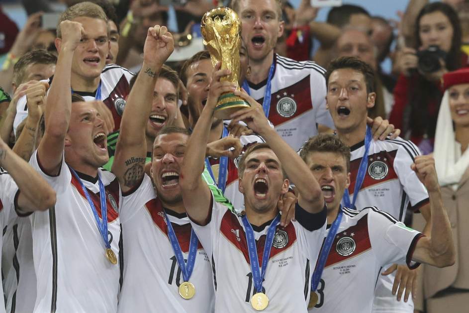Having the World Cup in your hands is the best prize for a footballer.
