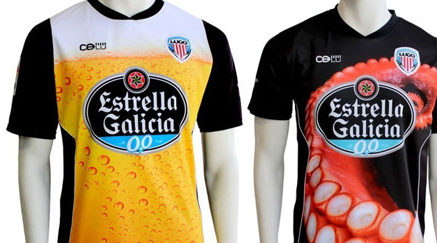 designs audacieux pour cette saison à Lugo et León Camisetas del Lugo para la pretemporada 2014