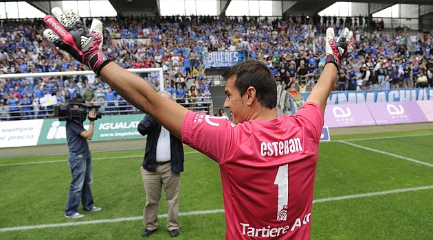 Así recibieron a Estebán en su vuelta a casa.