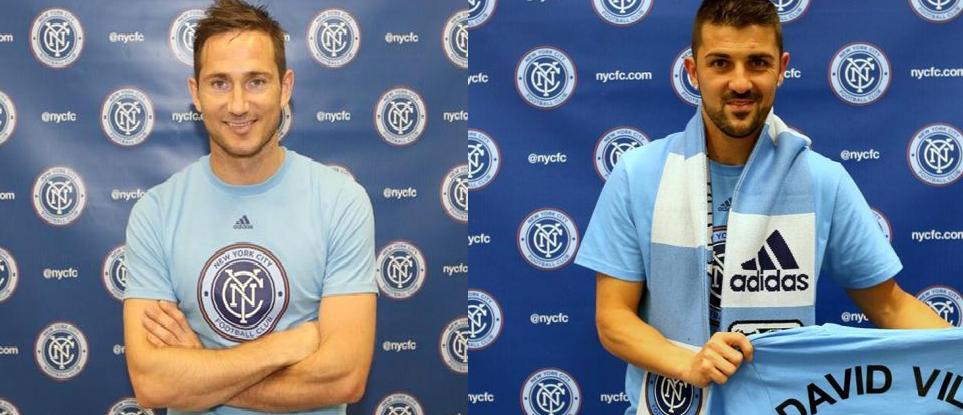 The MLSd the League of beens rooms in New York Lampard y Villa compartirán vestuario en New York.
