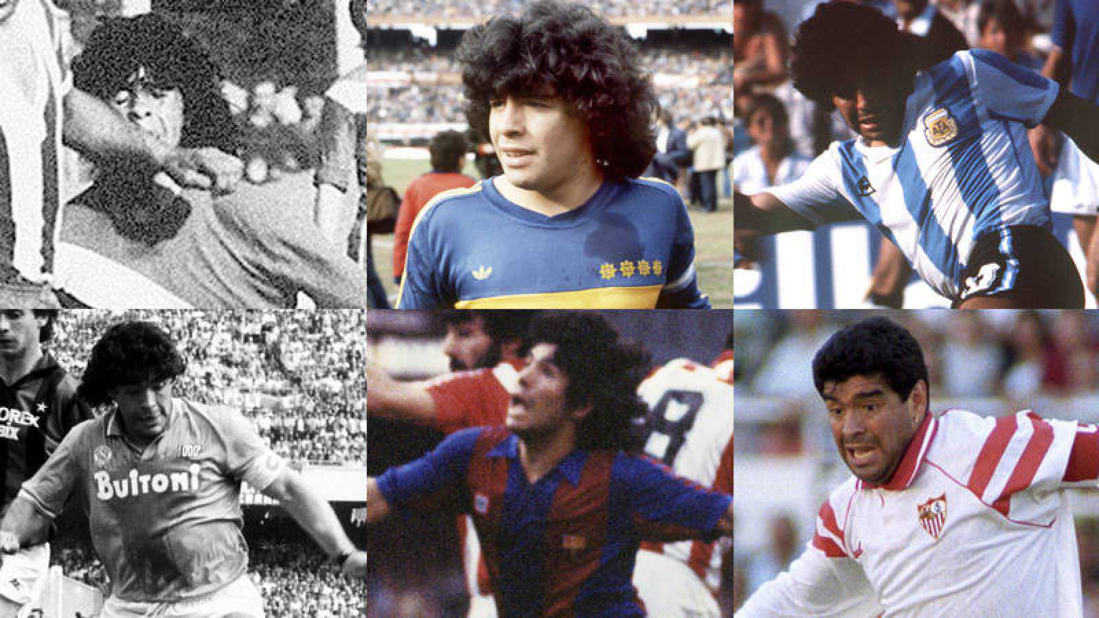 Las mejores imágenes de la carrera de Maradona