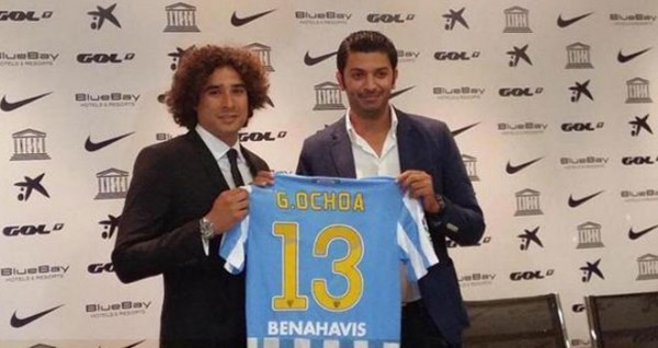 Memo Ochoa ha recalado en el Málaga.