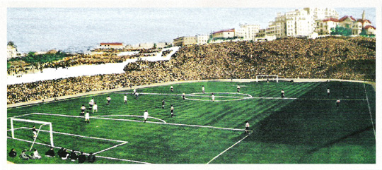 Stades disparus en Espagne Preciosa imagen del estadio Metropolitano.