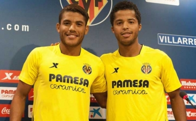 Los hermanos Dos Santos juntos en Villarreal.