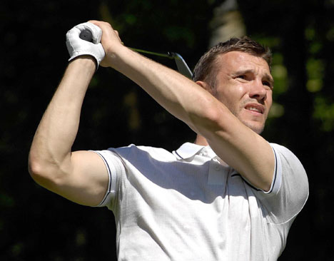 Andreï Chevtchenkosior Gladiator golf 3 Shevchenko optó por dedicarse al golf.