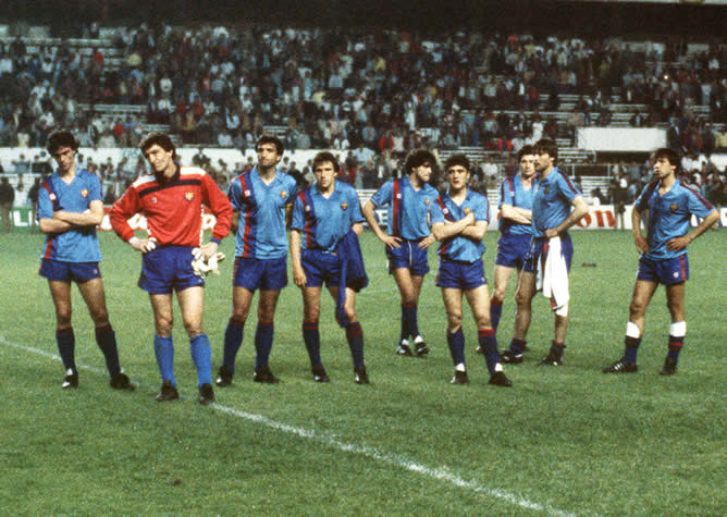 El Barcelona y la final de la Copa de Europa del 86