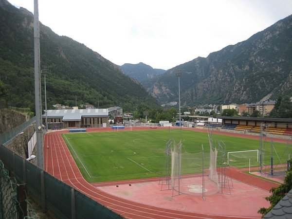El Estadi Comunal d´Andorra la Vella tiene capacidad para 1.300 personas. Es uno de los dos principales.