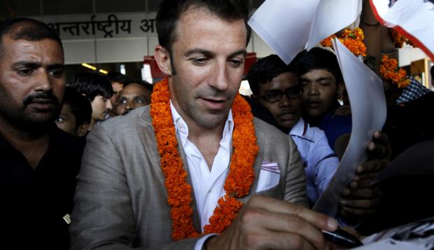 le football indien'ula nouvelle retraite dorée des vieilles gloiresienne Del Piero será una de las estrellas de la nueva Superliga india.