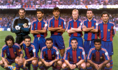 El Barcelona contaba con una plantilla de lujo en 1994.