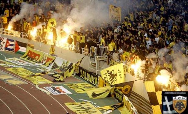 El AEK Atenas deambula por las categorías inferiores del fútbol griego.