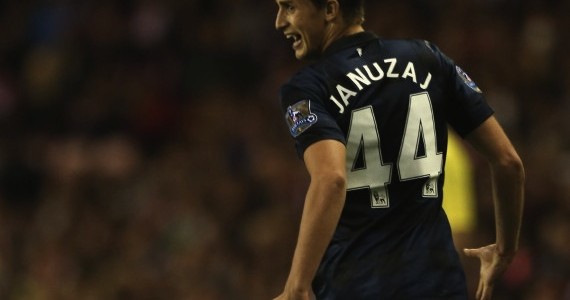 Januzaj con la camiseta del United. 