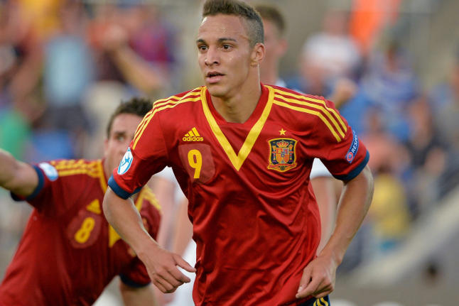 Rodrigo lleva ya varios años goleando en las inferiores de España.