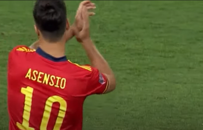 Marco Asensio Ãiluipede l'équipe espagnolepañola 1 Marco Asensio selección española