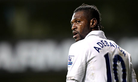 Os cinco melhores jogadores principais que acabam se contraindo1 Adebayor acaba contrato el 30 de junio de 2015.