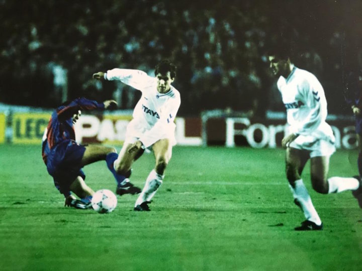 Aquel Golazo de Santi Aragón frente al Barcelona en 1990