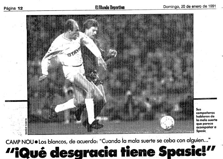 Spasic siempre quedará marcado por una jugada.
