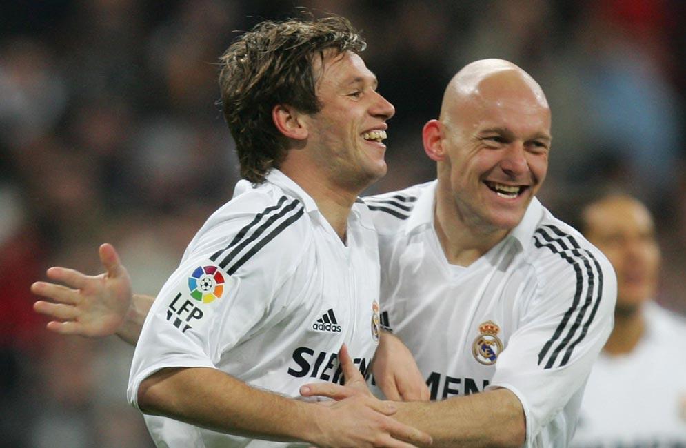 Cassano y Gravesen, dos jugadores del Real Madrid de otra época. 