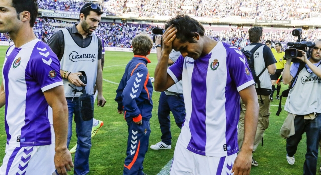 Equipos históricos convertidos en equipos ascensores 2 El Real Valladolid ascendió en 2012 y volvió a bajar en 2014 por tercera vez en una década.