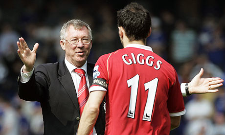 Ryan Giggs und Ferguson, jahrzehntelange Geschichte bei United.