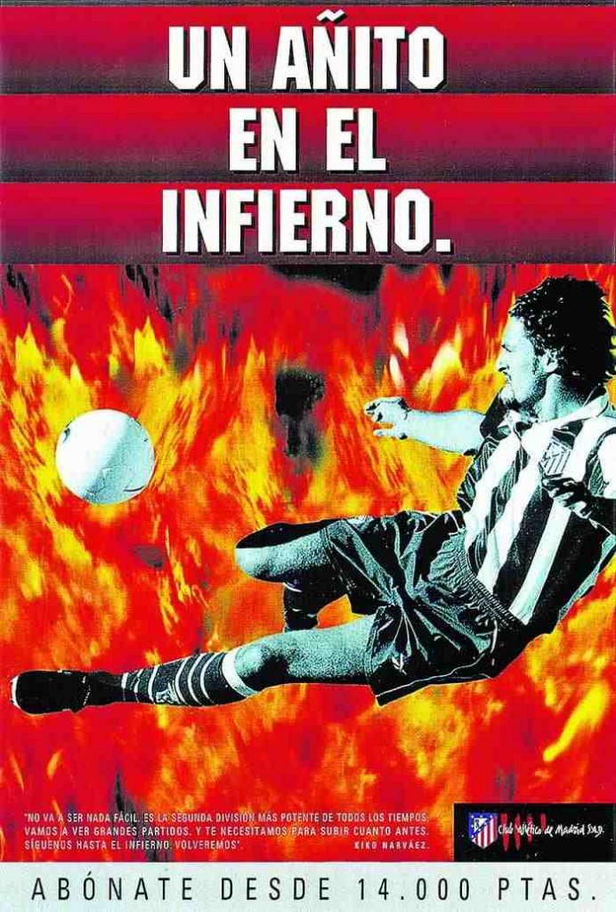 Cartel original de "Un añito en el infierno".