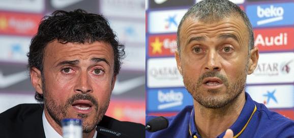 Luis Enrique es la última victima y su cambio el más brutal y evidente. Entre ambas fotos sólo hay un año. En 2014 y en 2015.