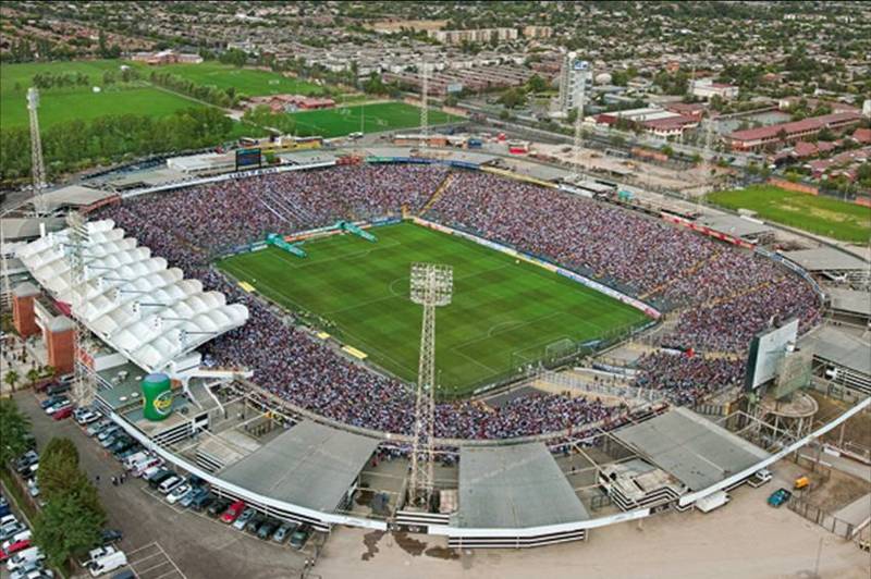 the biggest stadiums in Chile 