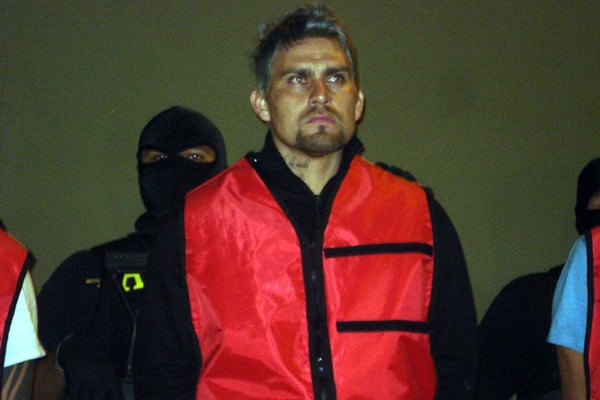 Omar Ortíz detenido por la policía mexicana. Foto: mediotiempo.com