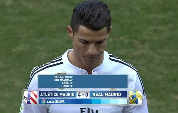 El Atlético goleó al Madrid y se lió gorda después. Meses después sería el Barça el que también los goleara. 