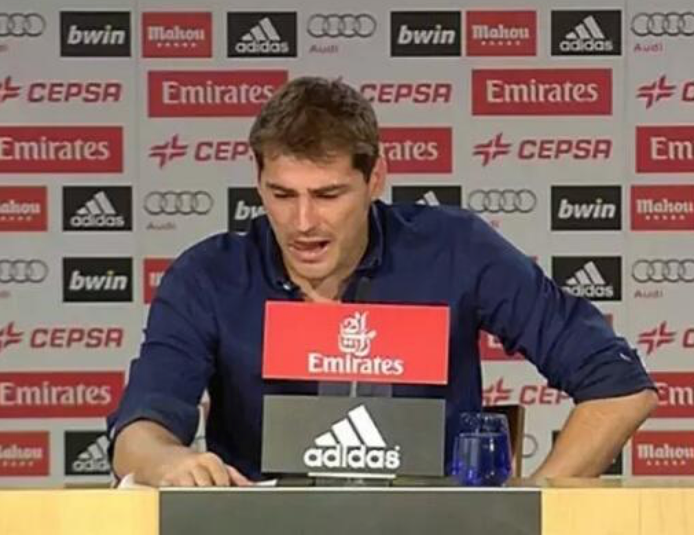 Solo, así se despidió Casillas tras años de servicio al club.