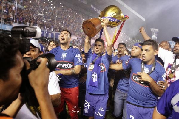 Emelec ganó la liga en Ecuador en 2015.