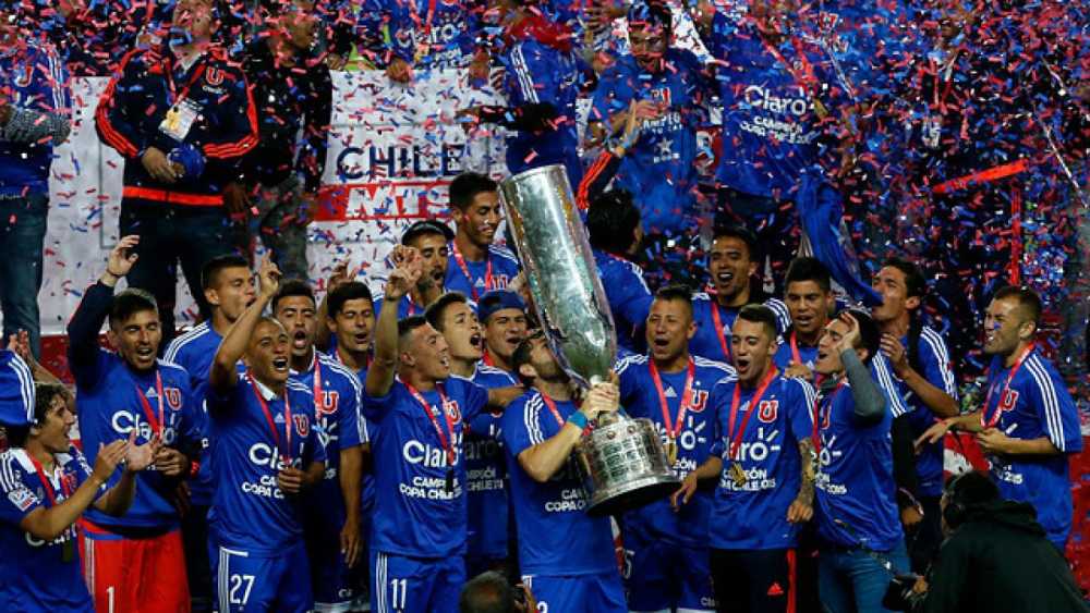 Universidad de Chile se proclamó campeón de la Copa chilena de 2015.