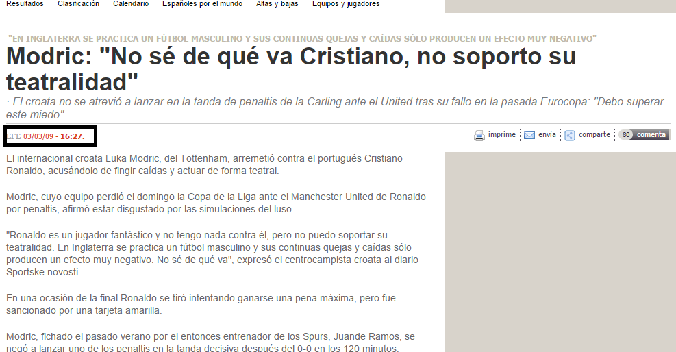 ¿Le dirá lo mismo todos los días cuando se ven en Valdebebas?