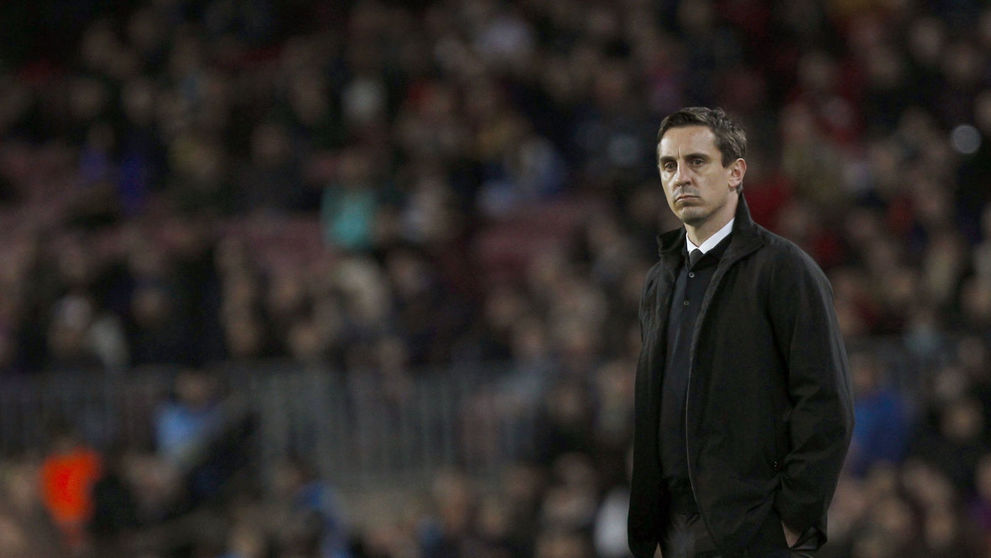 Gary Neville, el peor entrenador de la historia del Valencia
